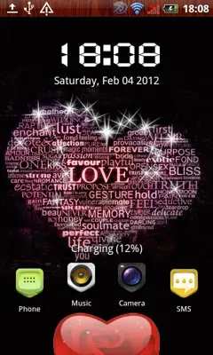 SweetHeartFreeMagicLockerTheme android App screenshot 0