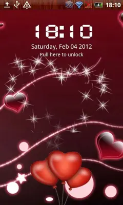 SweetHeartFreeMagicLockerTheme android App screenshot 1