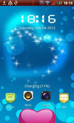 SweetHeartFreeMagicLockerTheme android App screenshot 3